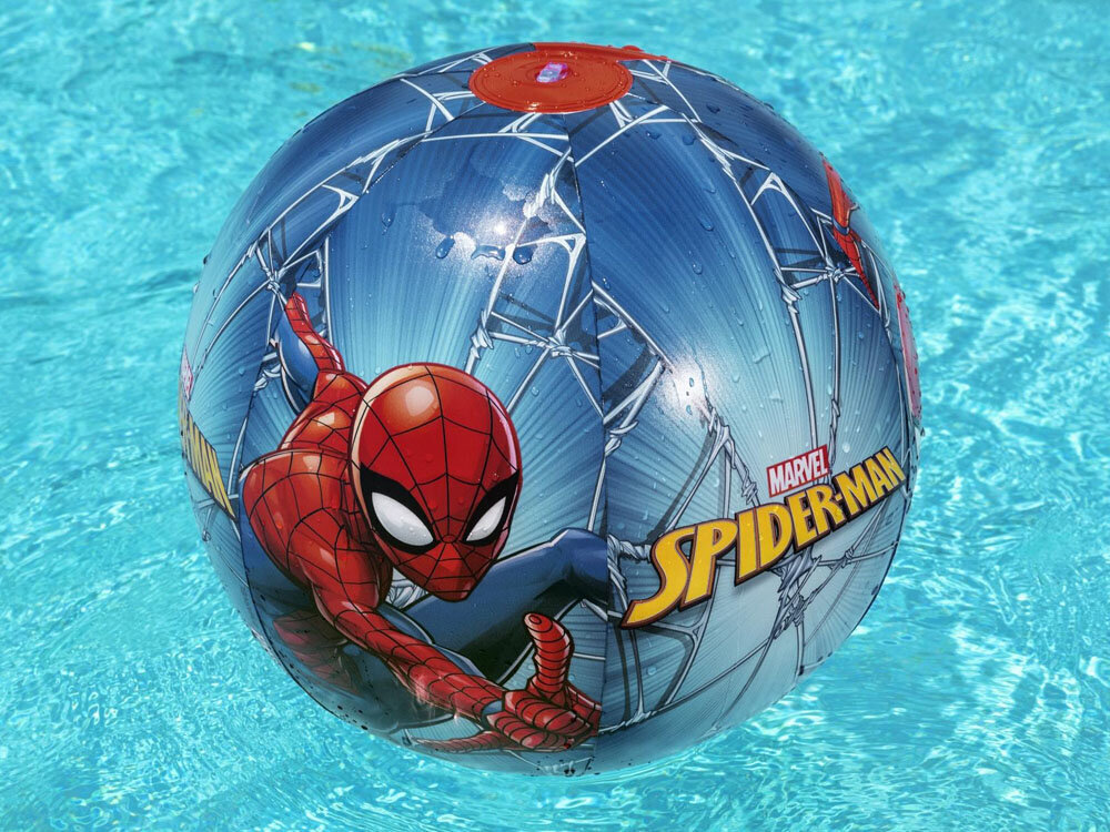 Pripučiamas kamuolys Bestway Spiderman (Žmogus Voras), 51 cm kaina ir informacija | Vandens, smėlio ir paplūdimio žaislai | pigu.lt