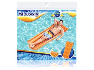 Надувной матрас Bestway Beach Deluxe, 183х76 см, оранжевый цена и информация | Надувные и пляжные товары | pigu.lt