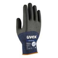 Перчатки защитные Uvex Phynomic Pro, синие, размер 7 цена и информация | Pirštinės darbui sode M/25cm | pigu.lt