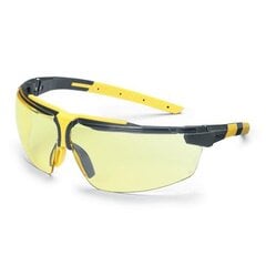 Apsauginiai akiniai Uvex i-3 s geltona linze, supravision excellence (nesibraižantys ir nerasojantys) padengimas, antracito/geltonos kojelės. kaina ir informacija | Galvos apsauga | pigu.lt