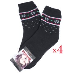 Kojinės moterims INK5002, juodos, 4 poros kaina ir informacija | Moteriškos kojinės | pigu.lt