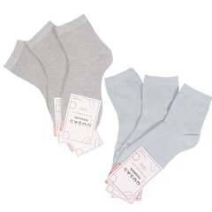 Kojinės moterims INK107701, pilkos, 6 poros kaina ir informacija | Moteriškos kojinės | pigu.lt