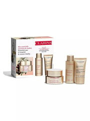 Набор для ухода за лицом Clarins Nourishing &amp; Revitalising Essentials для женщин: дневной крем, 50 мл + ночной крем, 50 мл + крем для лица, 15 мл цена и информация | Кремы для лица | pigu.lt