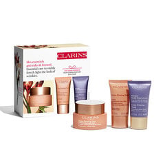 Veido priežiūros rinkinys Clarins My Anti-Wrinkle & Firming Essentials moterims: dieninis kremas, 50 ml + naktinis kremas, 15 ml + veido kaukė, 15 ml kaina ir informacija | Veido kremai | pigu.lt