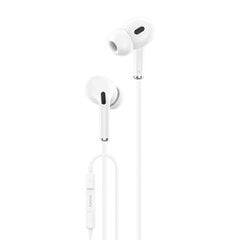 In-ear headphones, wired Foneng T33, mini jack 3.5mm, microphone (white) цена и информация | Наушники | pigu.lt
