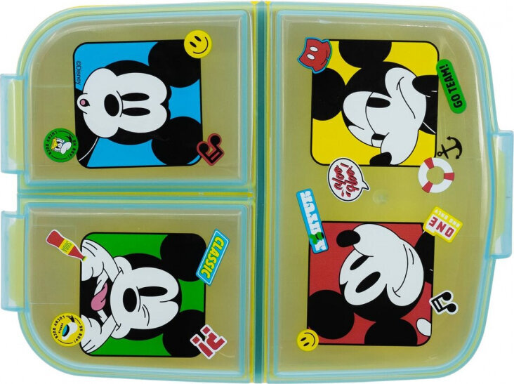 Mickey maisto indelis, 19,5 x 16,5 x 6,7 cm kaina ir informacija | Maisto saugojimo  indai | pigu.lt