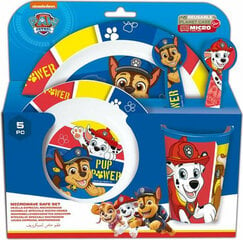 Indų rinkinys vaikams The Paw Patrol Picnic set, 5 vnt, įvairių spalvų цена и информация | Посуда, тарелки, обеденные сервизы | pigu.lt