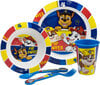 Indų rinkinys vaikams The Paw Patrol Picnic set, 5 vnt, įvairių spalvų kaina ir informacija | Indai, lėkštės, pietų servizai | pigu.lt