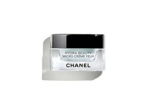 Drėkinamasis paakių kremas Chanel HYDRA Beauty Micro Crème Yeux, 15 ml kaina ir informacija | Paakių kremai, serumai | pigu.lt