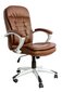 Biuro kėdė Happy Game 5904, ruda kaina ir informacija | Biuro kėdės | pigu.lt