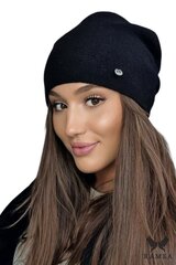 Женская шапка Kamea LARA-00*02, черная, 5903246750485 цена и информация | Женские шапки | pigu.lt