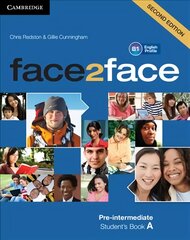 face2face Pre-intermediate A Student's Book A 2nd Revised edition цена и информация | Пособия по изучению иностранных языков | pigu.lt
