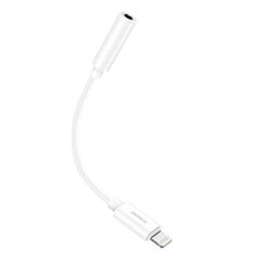 Foneng Аудиокабель jack 3.5мм к iPhone Foneng BM20 (белый) цена и информация | Адаптеры, USB-разветвители | pigu.lt