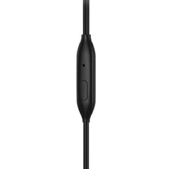 Inclined in-ear remote earphones Foneng EP100 (black) цена и информация | Теплая повязка на уши, черная | pigu.lt