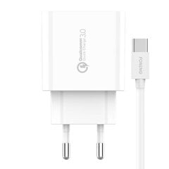 Foneng Зарядное устройство QC3.0 USB Foneng EU46 Type-C цена и информация | Зарядные устройства для телефонов | pigu.lt