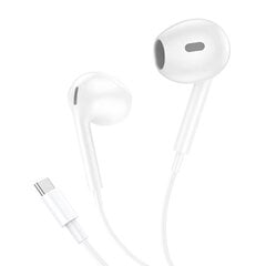 Foneng T61 Wired Earphones, USB-C (White) цена и информация | Теплая повязка на уши, черная | pigu.lt