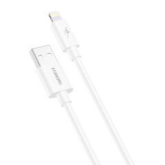 USB to Lightning Cable Foneng X67, 5A, 1m (white) цена и информация | Кабели для телефонов | pigu.lt