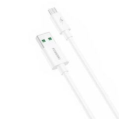 Foneng X67 USB to Micro USB Cable, 5A, 1m (White) цена и информация | Кабели для телефонов | pigu.lt