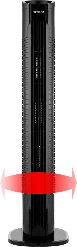 Bokštinis ventiliatorius Sencor SFT 3113BK, 50W, Touch control, Timer, remote kaina ir informacija | Ventiliatoriai | pigu.lt