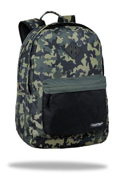 Mokyklinė kuprinė CoolPack Scout Combat, tamsiai žalia kaina ir informacija | Kuprinės mokyklai, sportiniai maišeliai | pigu.lt