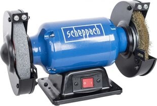 Двойная шлифовальная машина Scheppach цена и информация | Шлифовальные машины | pigu.lt