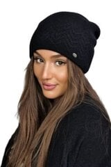 Kamea moteriška kepurė Hana, juodas kaina ir informacija | Kepurės moterims | pigu.lt