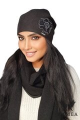 Kamea moteriška kepurė Inka, juodas kaina ir informacija | Kepurės moterims | pigu.lt