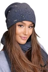 Kamea moteriška kepurė Latifa, tamsiai pilka Universalus kaina ir informacija | Kepurės moterims | pigu.lt