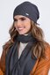 Kamea moteriška kepurė Gloria, tamsiai pilka Universalus цена и информация | Kepurės moterims | pigu.lt