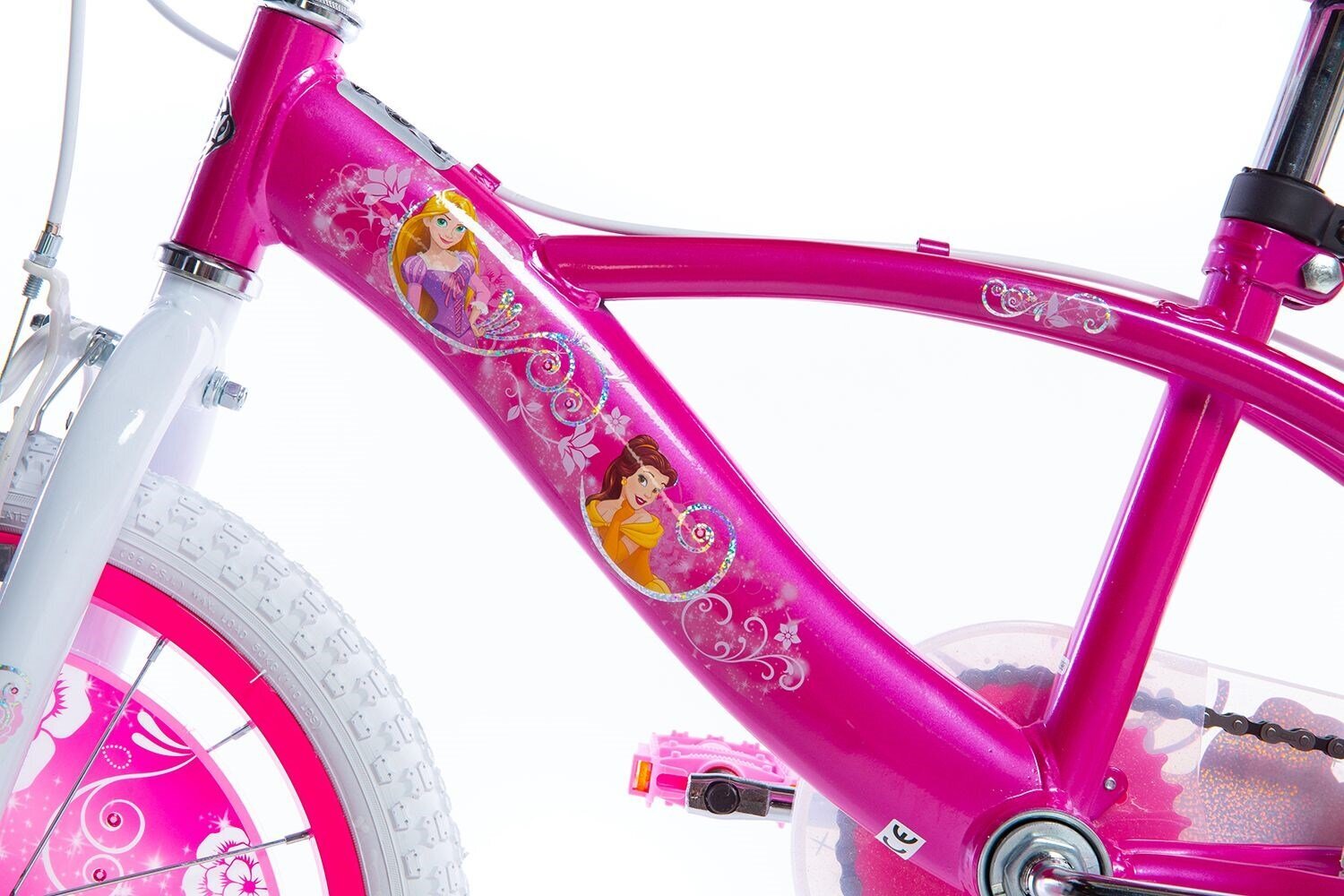 Vaikiškas dviratis Huffy Disney Princess 21931W 16", rožinis kaina ir informacija | Dviračiai | pigu.lt