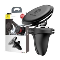 Car Mount Holder Baseus Magnetic Air Vent Black OS kaina ir informacija | Telefono laikikliai | pigu.lt