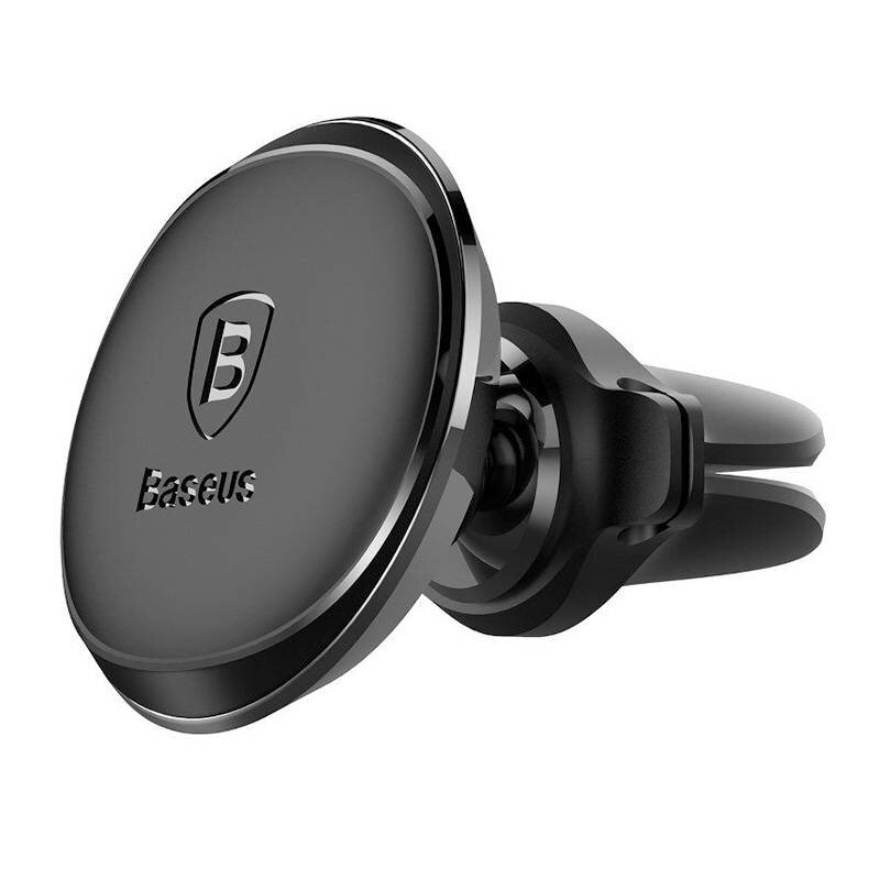 Car Mount Holder Baseus Magnetic Air Vent Black OS kaina ir informacija | Telefono laikikliai | pigu.lt