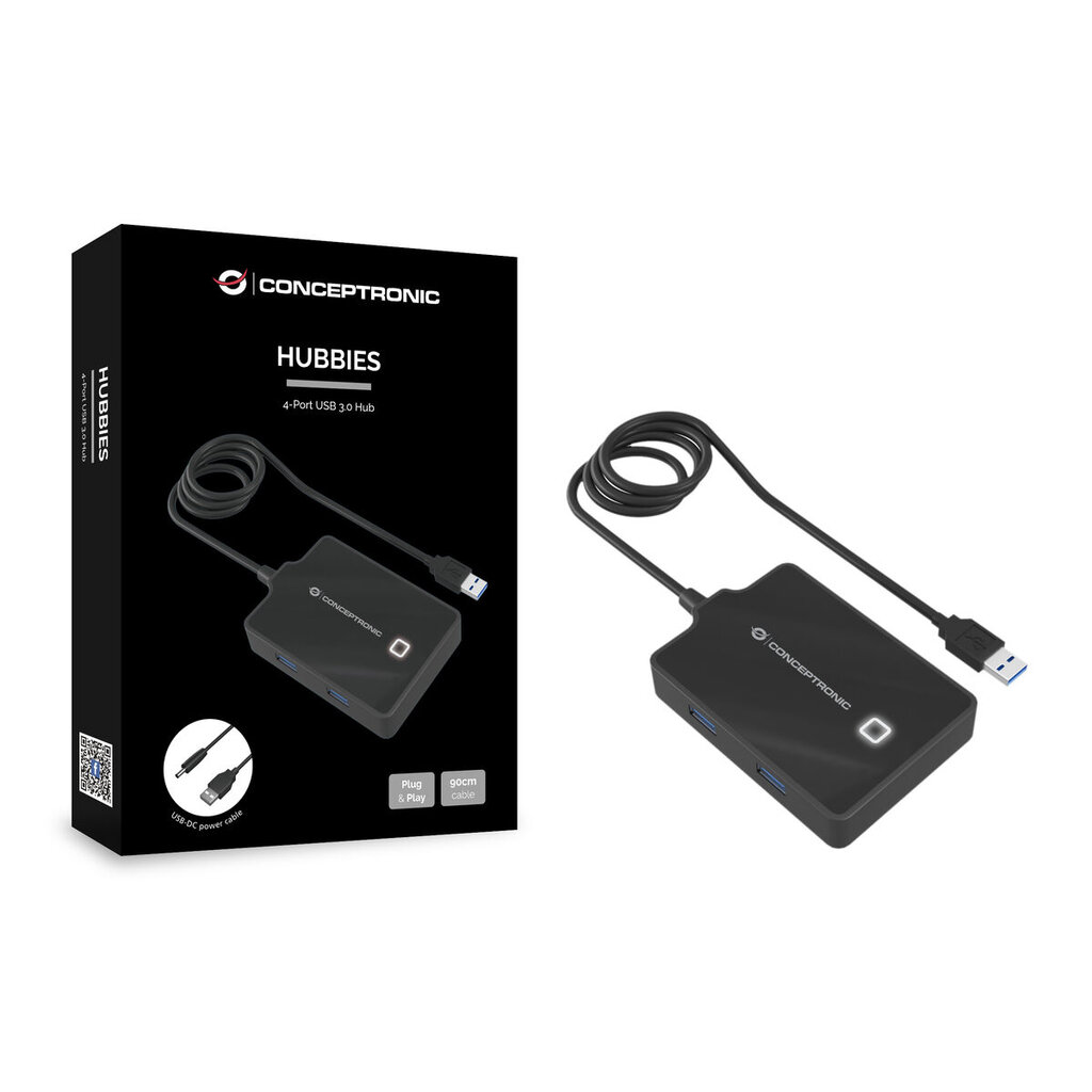 Conceptronic HUBBIES11B kaina ir informacija | Adapteriai, USB šakotuvai | pigu.lt
