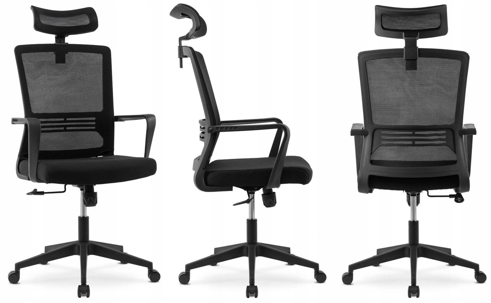 Biuro kėdė Mebel Elite, Asti, juoda kaina ir informacija | Biuro kėdės | pigu.lt