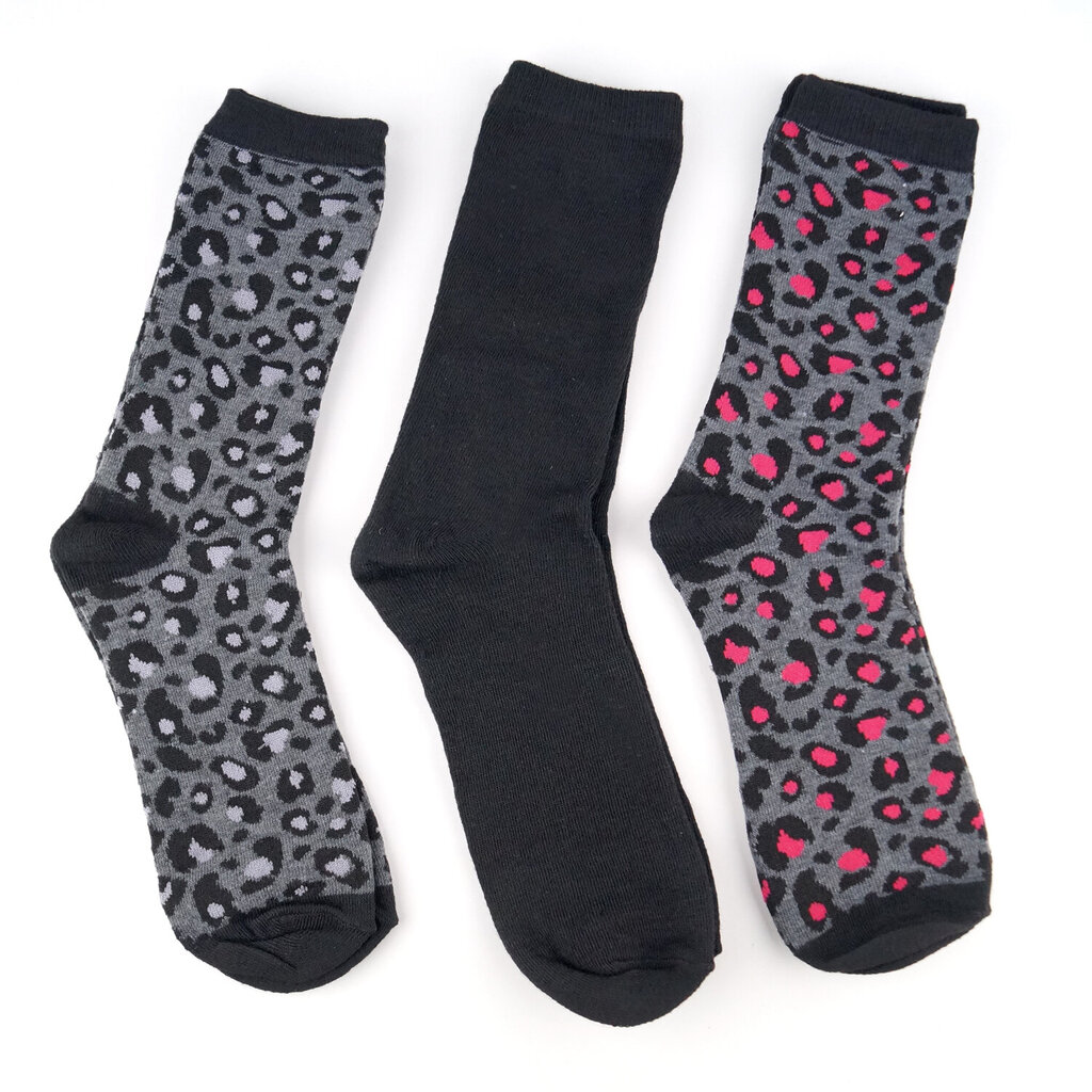 Kojinės moterims Azoza, įvairių spalvų, 3 poros kaina ir informacija | Moteriškos kojinės | pigu.lt