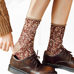 Jeseca женские носки в ретро стиле (2 пары) цена и информация | Женские носки | pigu.lt