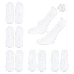 Komplektis 6x SOXO meeste valged silikooniga puuvillased sokid цена и информация | Мужские носки | pigu.lt