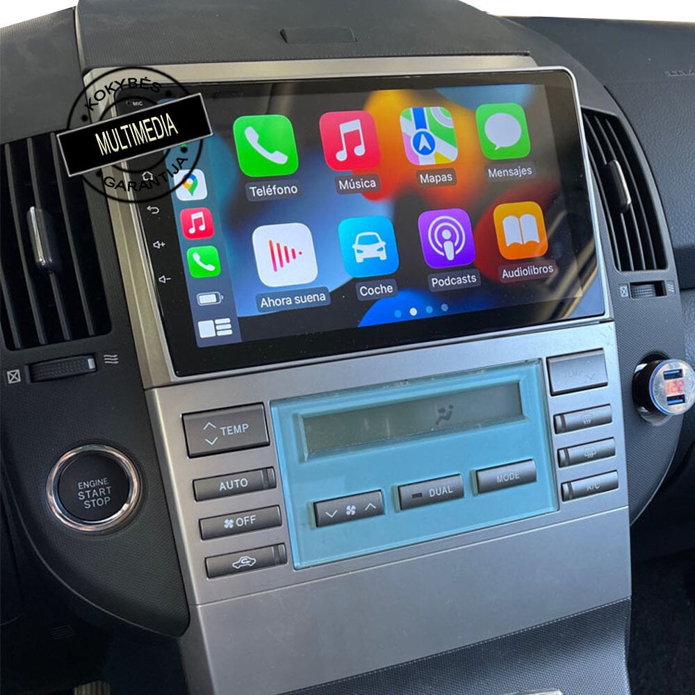 Bzcaraudio Toyota Corolla Verso 2004-09 Android Multimedia цена и информация | Automagnetolos, multimedija | pigu.lt