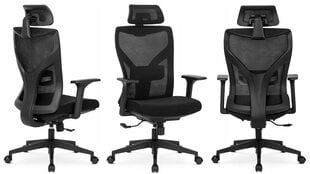 Biuro kėdė Mebel Elite Spiral, juoda цена и информация | Офисные кресла | pigu.lt