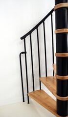 Винтовая лестница Minka Berlin 140 cm, Чёрная цена и информация | Лестницы | pigu.lt