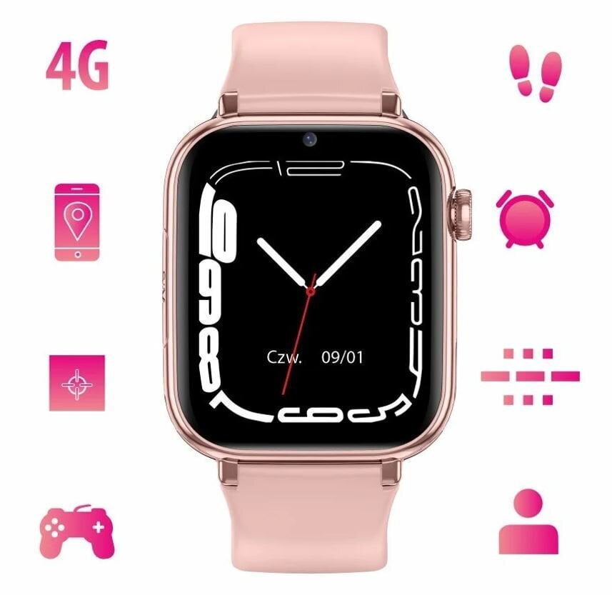 Manta Kevin SWK02PK Pink kaina ir informacija | Išmanieji laikrodžiai (smartwatch) | pigu.lt