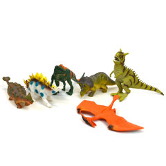 Dinozaurų figūrėlių rinkinys Jin, 12-18 cm kaina ir informacija | Žaislai berniukams | pigu.lt