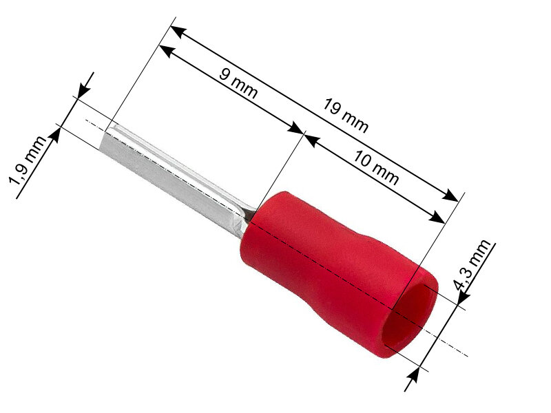 Jungtys 43-020, 1.9/19 mm kaina ir informacija | Tvirtinimo detalės | pigu.lt