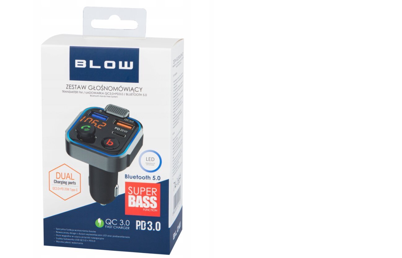 Automobilinis FM moduliatorius Blow 74-164 kaina ir informacija | FM moduliatoriai | pigu.lt