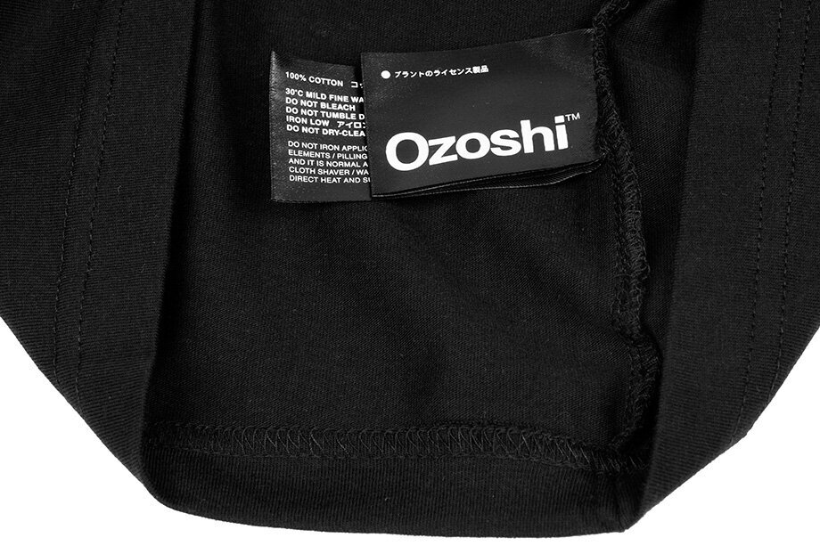 Marškinėliai vyrams Ozoshi Puro, juodi kaina ir informacija | Vyriški marškinėliai | pigu.lt