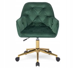 Biuro kėdė Mebel Elite Milan, žalia, aksominė kaina ir informacija | Biuro kėdės | pigu.lt