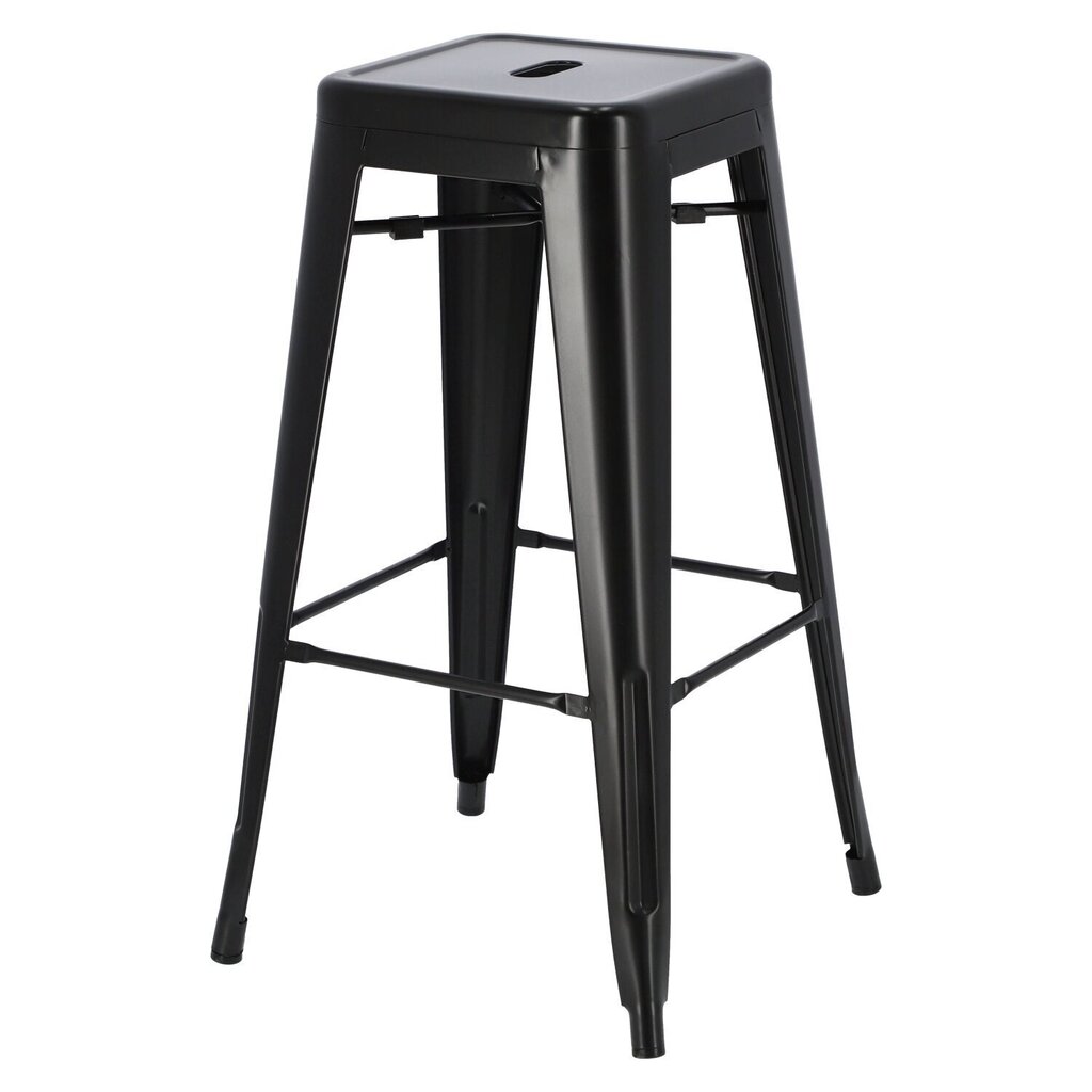 Kėdė D2.Design Paryžius, juoda kaina ir informacija | Virtuvės ir valgomojo kėdės | pigu.lt