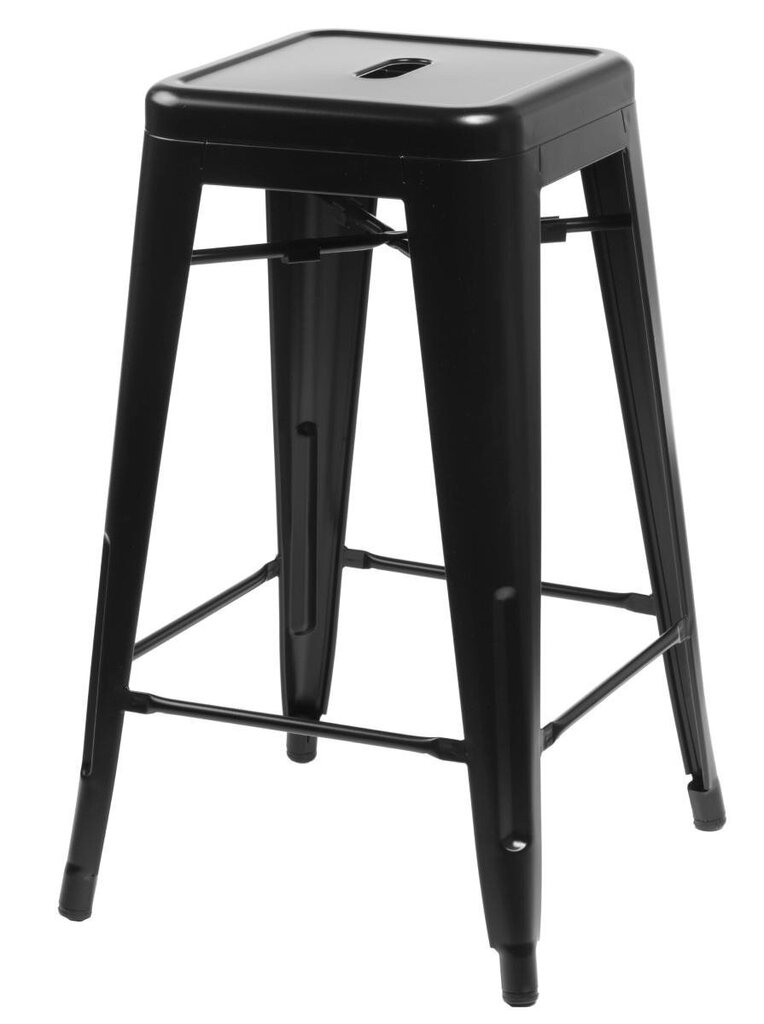 Kėdė D2.Design Paryžius, juoda kaina ir informacija | Virtuvės ir valgomojo kėdės | pigu.lt