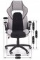 Biuro kėdė Halmar Sonic, juoda kaina ir informacija | Biuro kėdės | pigu.lt