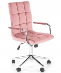 Biuro kėdė Halmar Gonzo 4, rožinė kaina ir informacija | Biuro kėdės | pigu.lt